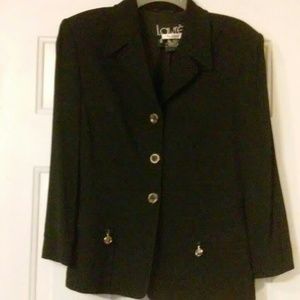 🎈 Chic Laurel Escada black blazer sz 36